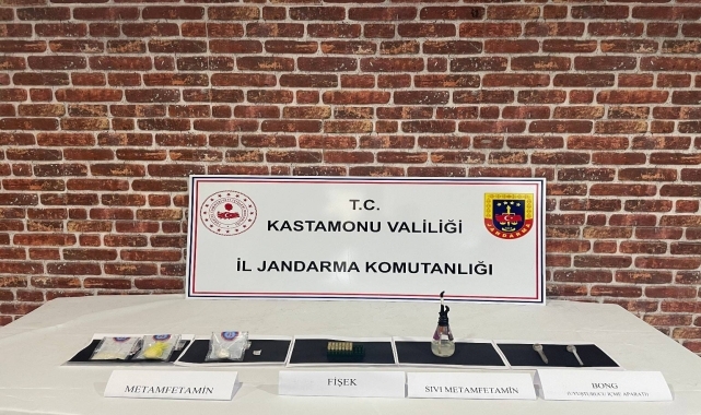Kastamonu'da düzenlenen uyuşturucu operasyonunda 2 kişi yakalandı