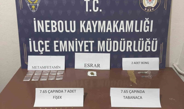 Kastamonu'da uyuşturucuyla yakalanan şahıs gözaltına alındı