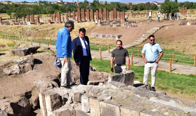 Kaymakam Bingöl, kazı çalışmalarını inceledi