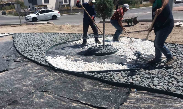Kayseri Büyükşehir'den "kuru peyzaj" uygulamaları