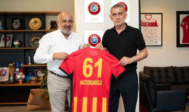 Kayserispor Başkanı Ali Çamlı'dan TFF'ye ziyaret