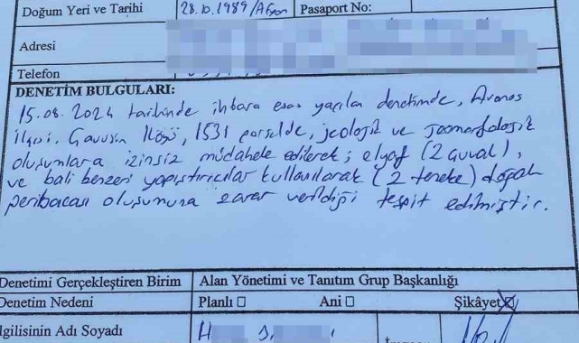 Kiğılı 'su bazlı madde kullanıldığını' iddia etti, tutanaklarda 'bali' ifadesi yer aldı