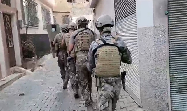 Kilis'te Şehit Polis Ahmet Şahan Operasyonu: 7 uyuşturucu taciri yakalandı