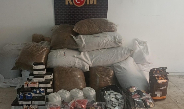 Kırıkkale'de kaçak tütün ve alkol ticareti operasyonu: 25 şüpheliye adli işlem