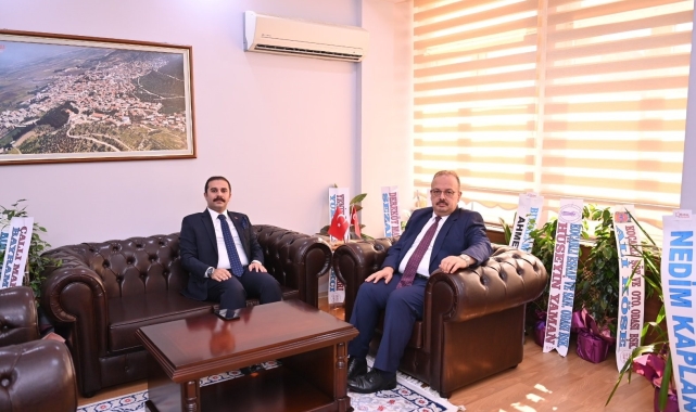 Koçarlı Kaymakamı Taşkın, Vali Canbolat'ı ağırladı