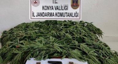 Konya'da jandarmadan uyuşturucu operasyonu: 3 gözaltı