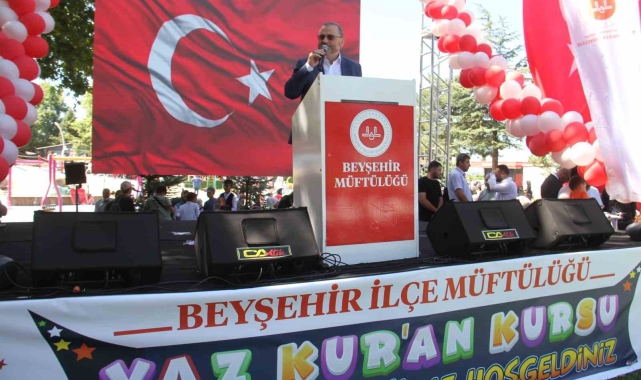 Konya'da Yaz Kur'an Kursları Bitirme Şenliği düzenlendi