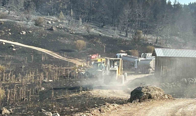 Körfez Belediyesi'nden Ankara ve Bolu arasındaki yangına destek