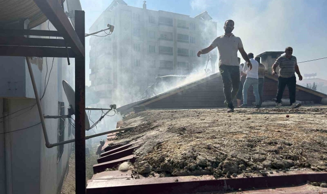 Kulp'ta ev yangını