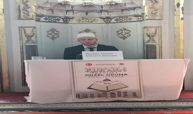 Kur'an-ı Kerim'i güzel okuma yarışmasının Türkiye birincisi Samsun'dan