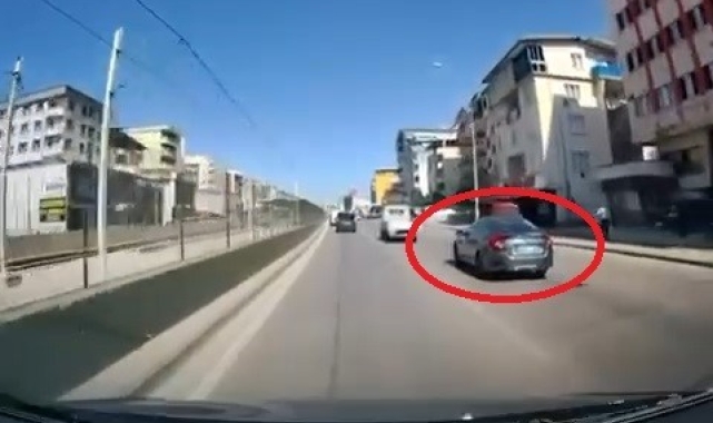 Makas kazası kamerada