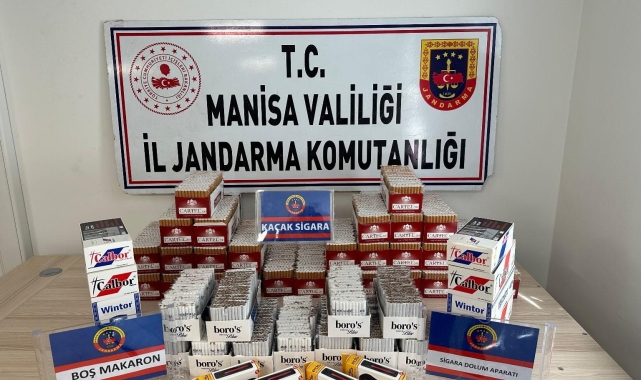 Manisa'da kaçak sigara operasyonu: İşyerinden 11 bin sarma sigara çıktı