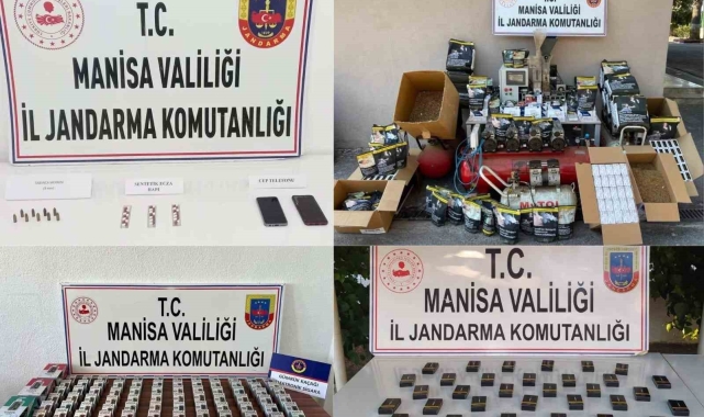 Manisa'nın 6 ilçesinde jandarmadan uyuşturucu operasyonu