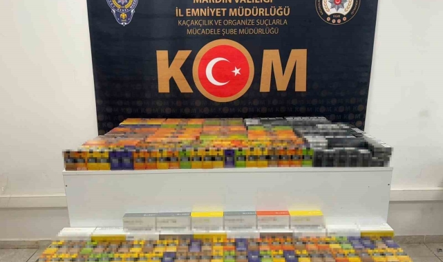 Mardin'de 10 bin 540 paket kaçak sigara ele geçirildi