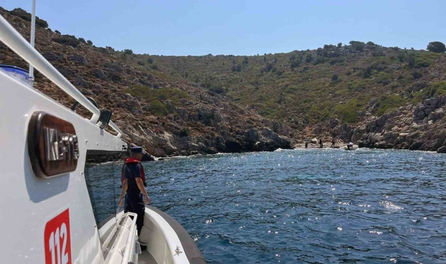 Marmaris Atabol koyunda 15 düzensiz göçmen yakalandı