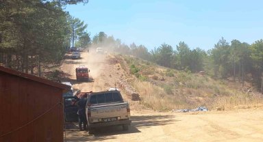 Menteşe'deki orman yangına ekiplerden hızlı müdahale