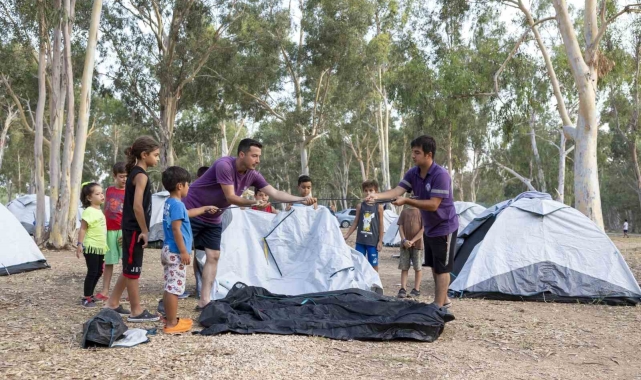 Mersin'de Anne-Çocuk Kampı düzenlendi