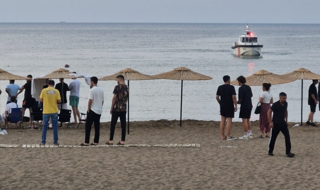 Mersin'de denize giren bir kişi boğuldu
