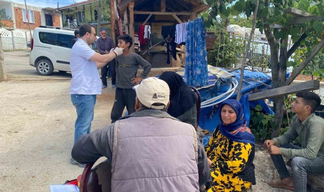 Mevsimlik tarım işçilerine sağlık taraması