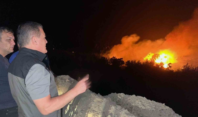 Milas'taki yangın ilerliyor, bir mahalle boşaltılacak