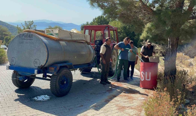 Milli Park'ta orman yangınına karşı bidonlu önlem