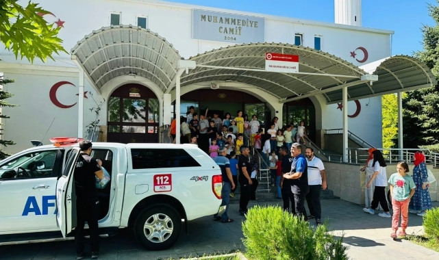 Miniklere afet farkındalığı oluşturuldu