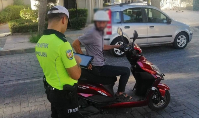 Motosikletlilere ceza yağdı