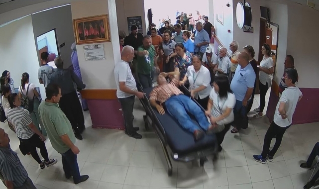 Muayene sırası beklerken kalp krizi geçirdi, kalp masajıyla hayata döndü