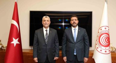 MÜSİAD Diyarbakır Başkanı Bozkuş, Ticaret Bakanı ile bir araya geldi