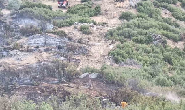 Nazilli'deki yangın söndürüldü