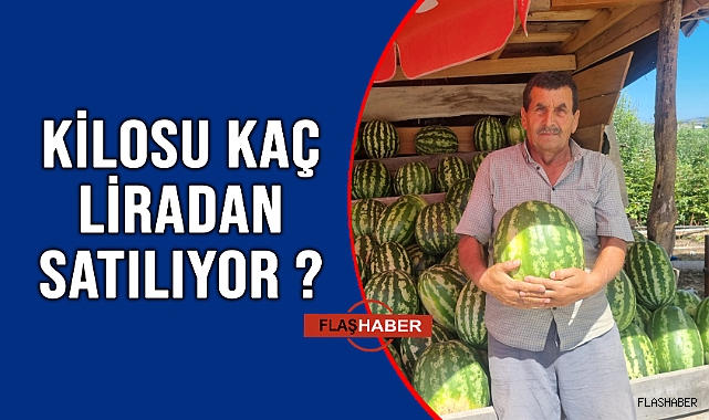 ORGANİK SİNOP KARPUZU TEZGAHTA!