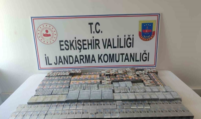 Otobüsle Eskişehir'e kaçak sigara sokmaya çalışan şahıs yakalandı
