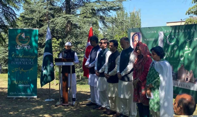 Pakistan Büyükelçiliğinde 78'inci bağımsızlık günü kutlandı