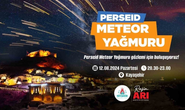 Perseid meteor yağmuru Kayaşehir'de gözlemlenecek