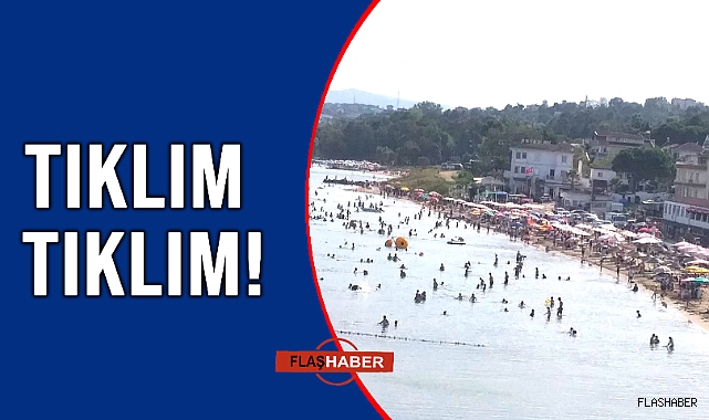 PLAJLARDA HAFTA SONU YOĞUNLUĞU!