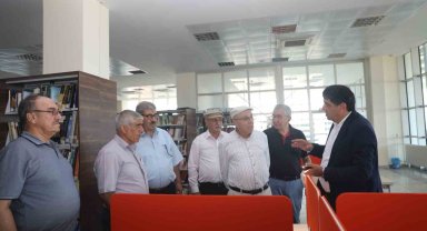 Rektör Alma, TÜED Iğdır yönetimini üniversitede ağırladı