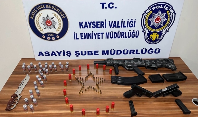 Ruhsatsız silah ve mermi satan şahıs yakalandı