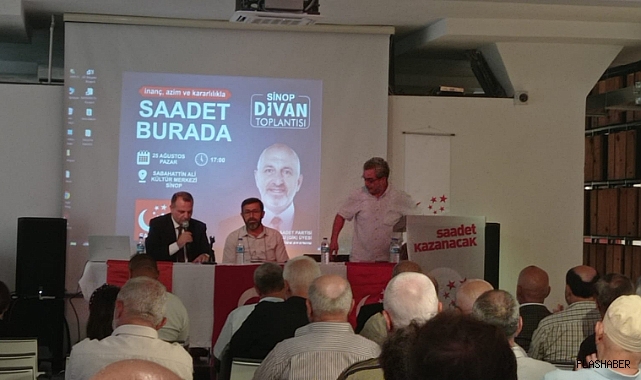 SAADET PARTİSİ SİNOP İL DİVAN TOPLANTISI GERÇEKLEŞTİRİLDİ!