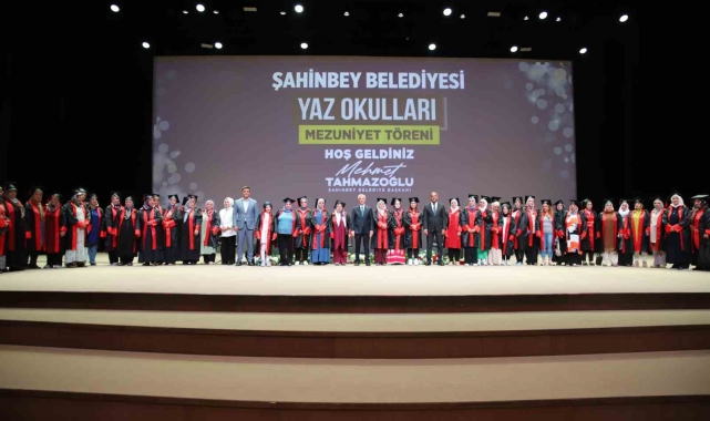 Şahinbey'de yaz okulu mezuniyet töreni düzenlendi