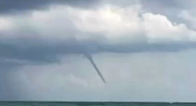 Sakarya'da denizde hortum çıktı