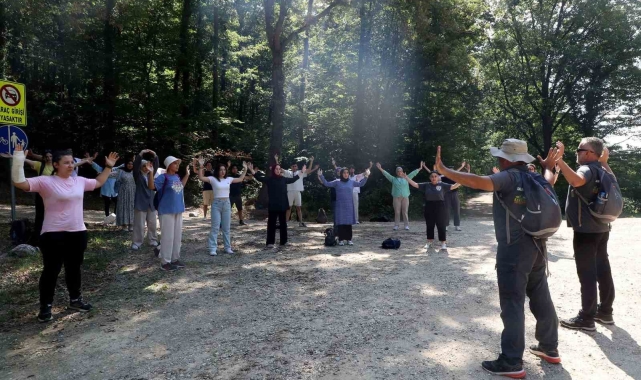 Sakarya'nın gençleri tabiatın kalbinde yolculuğa çıktı