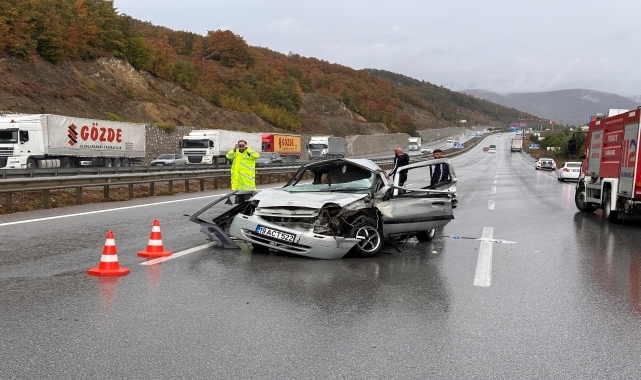 Samsun-Ankara kara yolundaki zincirleme trafik kazasında 3 kişi öldü, 6 kişi yaralandı