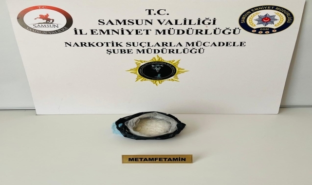 Samsun'da aracında narkotik madde bulunduran kişi yakalandı