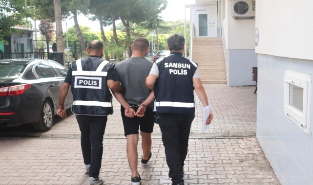 Samsun'da kesinleşmiş hapis cezası bulunan 2 firari hükümlü yakalandı