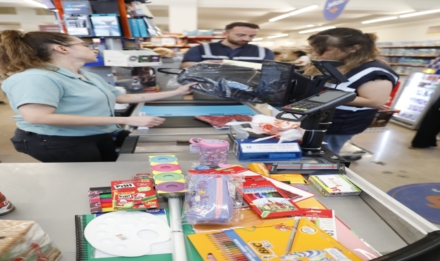 Samsun'da kırtasiye ve okul ürünlerine yönelik denetim gerçekleştirildi