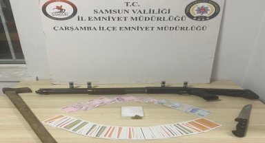 Samsun'da kumar oynayan 7 kişiye 44 bin 975 lira para cezası kesildi