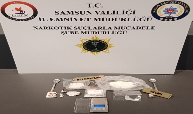 Samsun'da uyuşturucu operasyonu