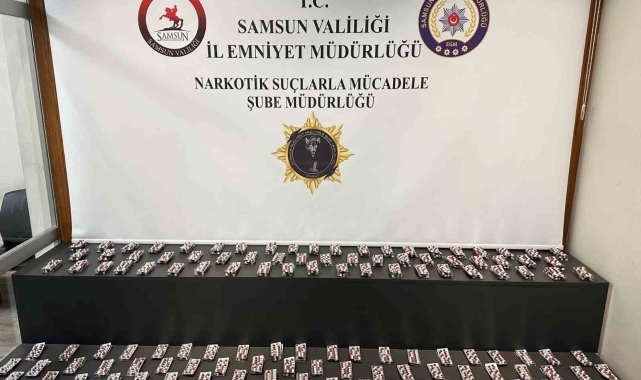 Samsun'da 7 bin 83 adet sentetik ecza ele geçirildi: 1 gözaltı