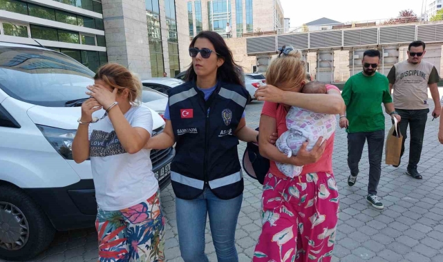 Samsun'da evden ziynet eşyası ve para çalan hırsızlar yakalandı