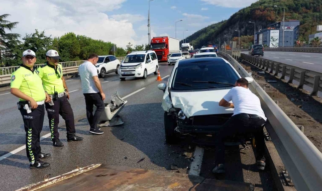 Samsun'da zincirleme trafik kazası: 3 yaralı